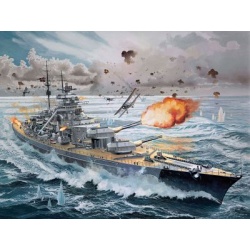Revell 05040 oorlogschip bismarck [niv 5]