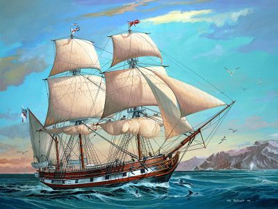 05458 revell h.m.s. beagle [niv 5]