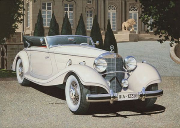 Revell mercedes benz 540k cabriolet #4