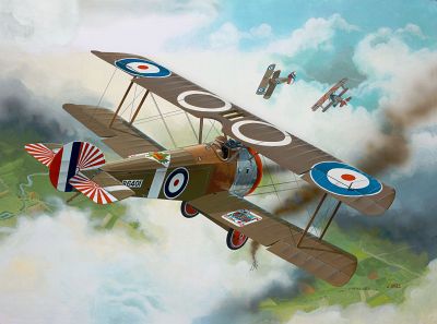 64190 revell model set sopwith f-1 camel [niv 3]