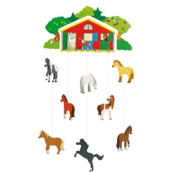 Mobile hout paarden