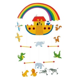 Houten Mobile ark van Noach