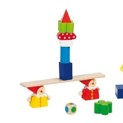 Balansspel Drie Dwergen hout