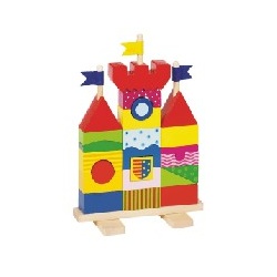 Blokjes figuur kasteel
