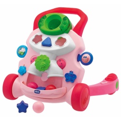 2 in 1 Chicco mobil rosa