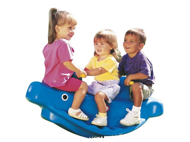 Little tikes walvis wip blauw