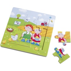 Haba houten raampuzzel Paul & Marie