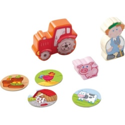 Speelfiguren Boer Tim en zijn tractor