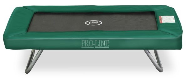 Powerjumper rechthoekige trampoline pro-line 209, groen