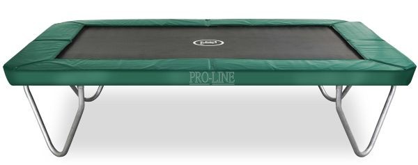 Powerjumper rechthoekige trampoline pro line 238, groen