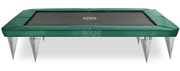 Powerjumper inbouw trampoline pro line 238i, groen
