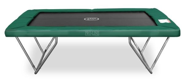 Powerjumper trampoline pro-line 23F opklapbaar, groen