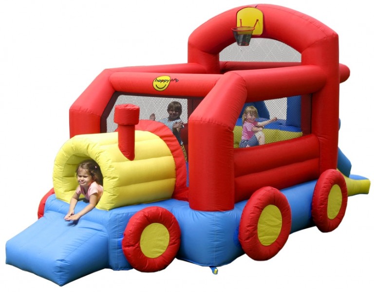 Springkussen bouncy train