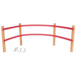 Rugleuning voor houten slede