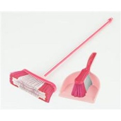 Bezemset 3 delig roze