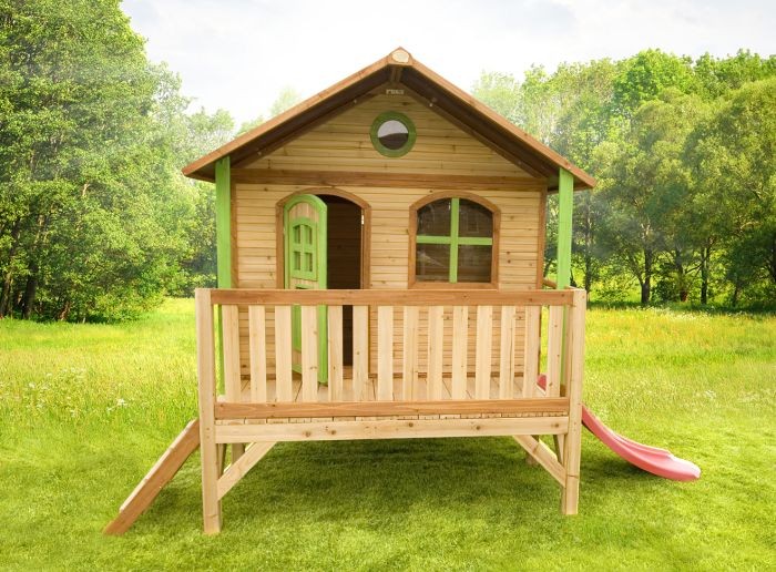 Lees Meer... : Houten speelhuis Stef