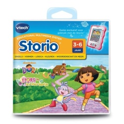 280923 Vtech Storio game Dora en de drie kleine biggetjes