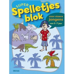 Super spelletjesblok voor stoere jongens (5-7 jaar)
