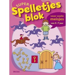 Super spelletjesblok voor coole meisjes