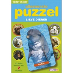 Allereerste puzzel Lieve dieren (2 jaar)