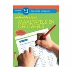 Oefenblaadjes Maaltafels en Deeltafels (7-8 jaar)