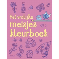 Het vrolijke meisjes kleurboek