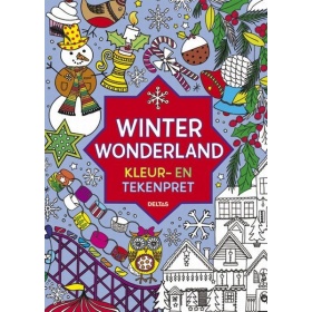 Vergroot de afbeelding Winter wonderland kleur- en tekenpret
