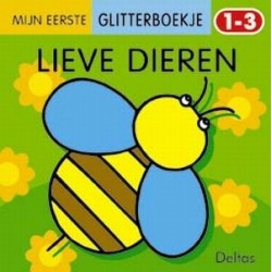 Mijn eerste glitterboekje lieve dieren (1-3 jaar)