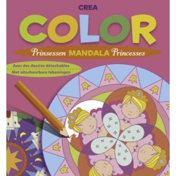Crea color prinsessen mandala
