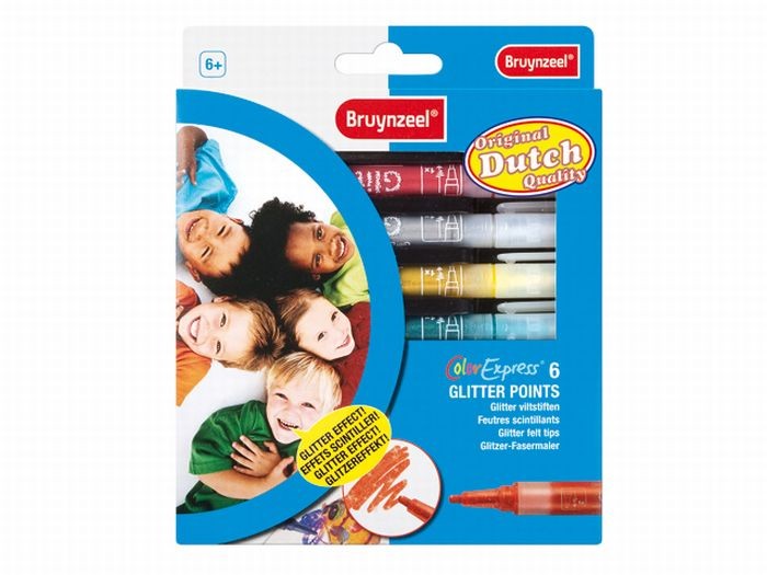 Bruynzeel glitter points viltstiften