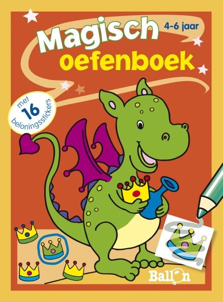 Magisch oefenboek draak (4-6 Jaar)