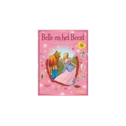 Glitterstickers: Belle en het beest