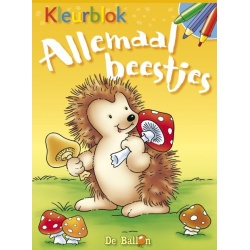 Kleurblok allemaal beestjes