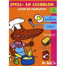 Vergroot Speel- en leerblok - Lezen en schrijven (3-4 jaar) Speel- en leerblok - Lezen en schrijven (3-4 jaar)