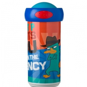 Vergroot Phineas & Ferb campus schoolbeker Phineas & Ferb campus schoolbeker