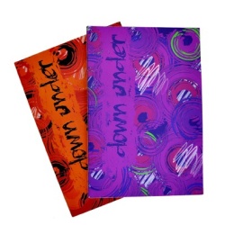 Schrift A4 lijn 2 stuks Abstract