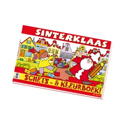 Teken/kleurblok sinterklaas