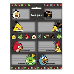 Etiketten Stickers Angry Birds