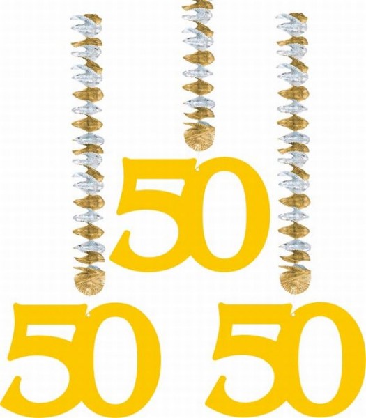 Lees Meer... : Hangdecoratie 50 goud