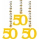 Hangdecoratie 50 goud