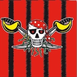 Servetten Red Pirate 33 x 33 cm-20