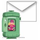 Mega mindy uitnodiging [8 stuks]