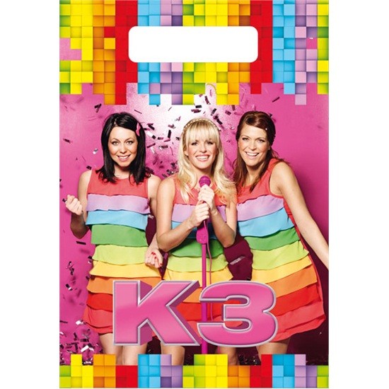 K3 Feestzakje 8 Stuks