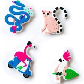 Vergroot Blah Blah Gum Dieren 4 Stuks Blah Blah Gum Dieren 4 Stuks