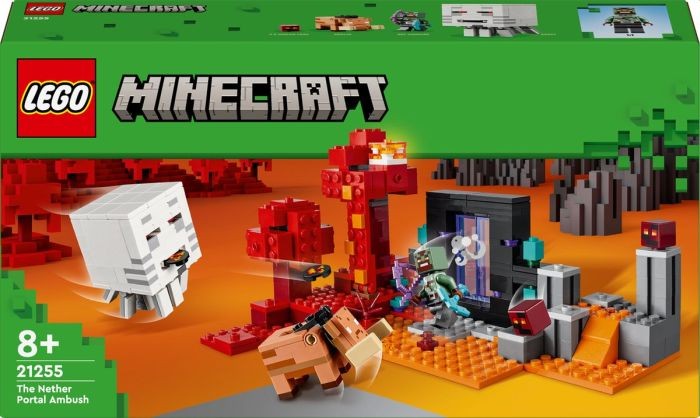 21255 Lego Minecraft Hinderlaag Bij Het Nether Portaal