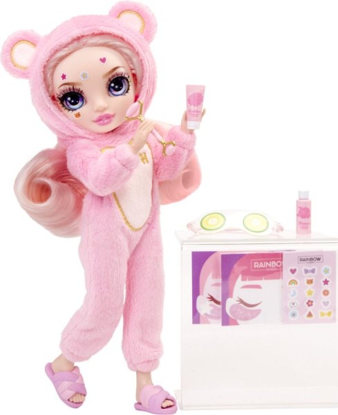 Rainbow High Junior High Pyjamaparty - 23 cm - Bella (roze) - Modepop