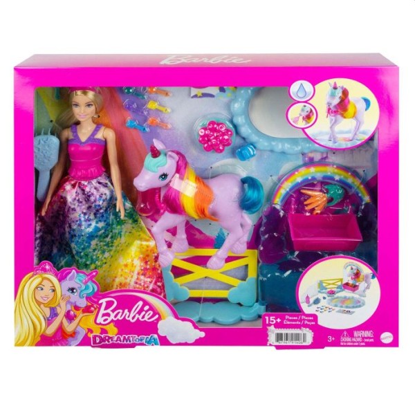 Barbie Dreamtopia Doll And Unicorn