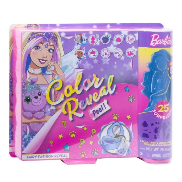 Barbie verrassingspop Color Reveal meisjes blauw 15 delig