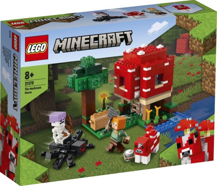 21179 Lego minecraft het paddenstoelenhuis