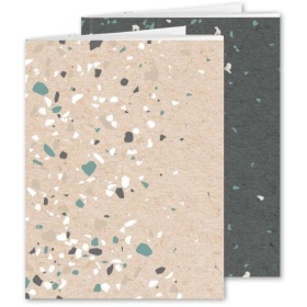 Vergroot Schrift 2-pack A4 Lijn Terrrazzo Schrift 2-pack A4 Lijn Terrrazzo